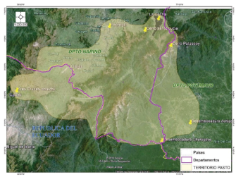 Territorio pasto otorgado a la cacica Francisca Chapuel, según tradición oral del resguardo Rumiyaco