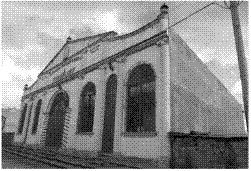 Fachada del templo de la Iglesia Nacional Presbiteriana de México Puerta del Cielo. San Cristóbal de Las Casas, Chiapas. 11 de octubre de 2013