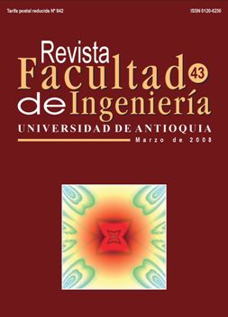 					View No. 43 (2008): Revista Facultad de Ingeniería (Jan-Mar 2008)
				