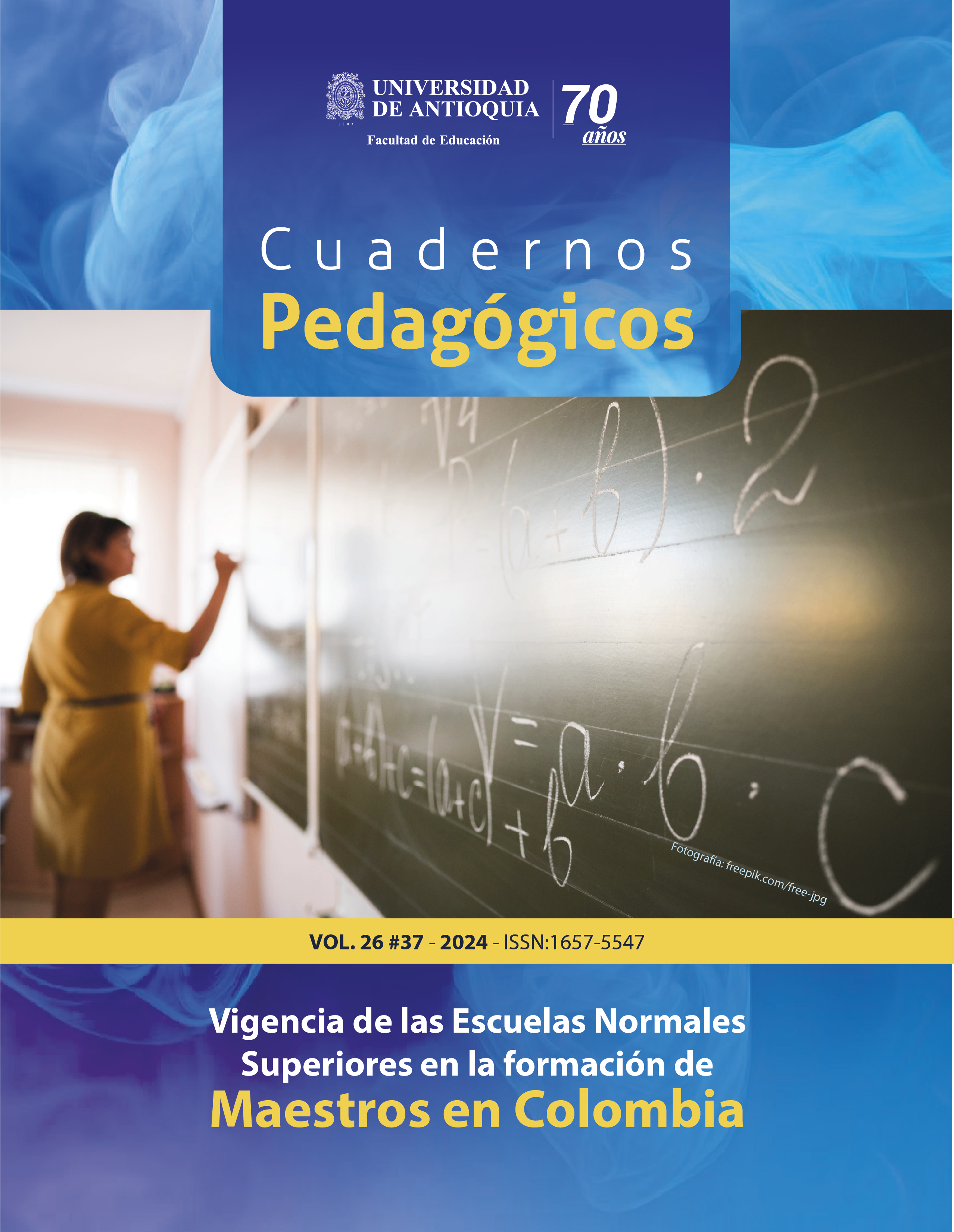 					Ver Vol. 26 Núm. 37 (2024): Vigencia de las Escuelas Normales Superiores (ENS) en la formación de maestros en Colombia
				