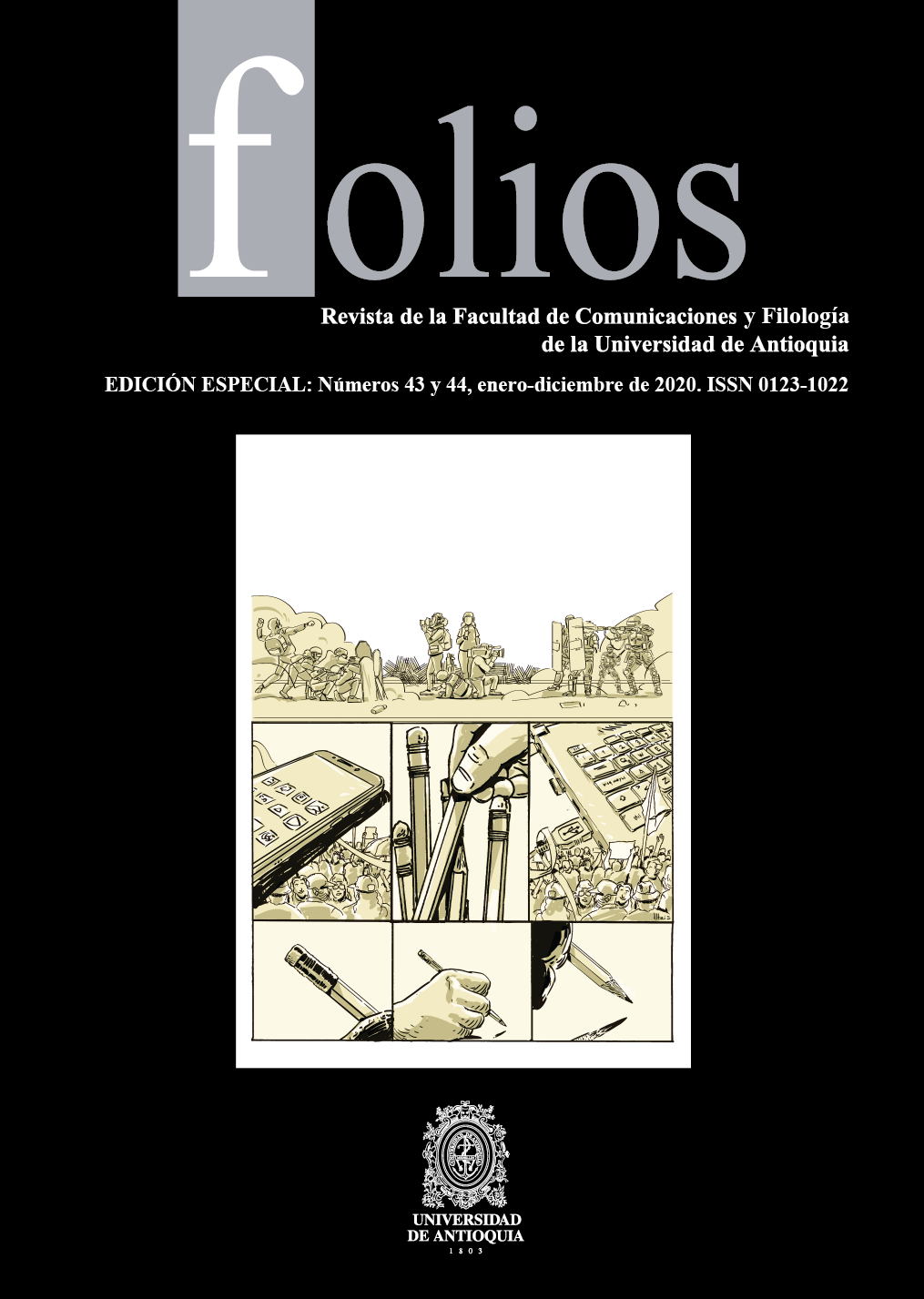 Folios: Edición especial Números 43 y 44, enero-diciembre de 2020